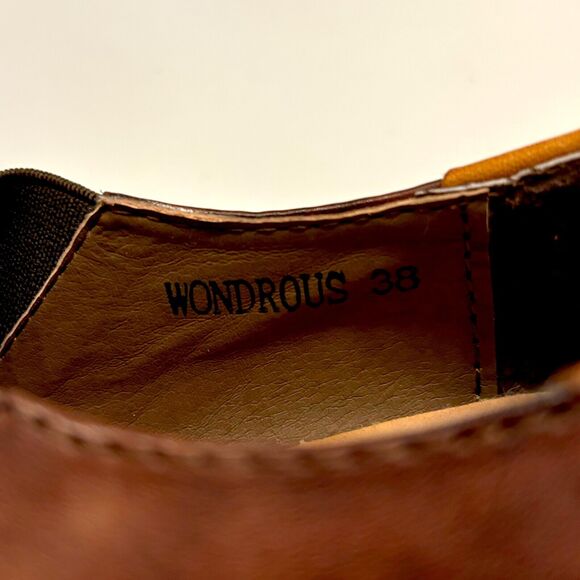 L'Artiste Spring Step Wondrous Brown Leather Ankle Booties EU Size‎ 38 US Size 7 - Picture 12 of 12